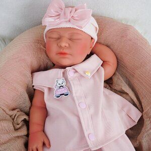 20.5Inch Full Silicone Reborn Baby Dora Nude Angelic Face Toddler Girl Doll